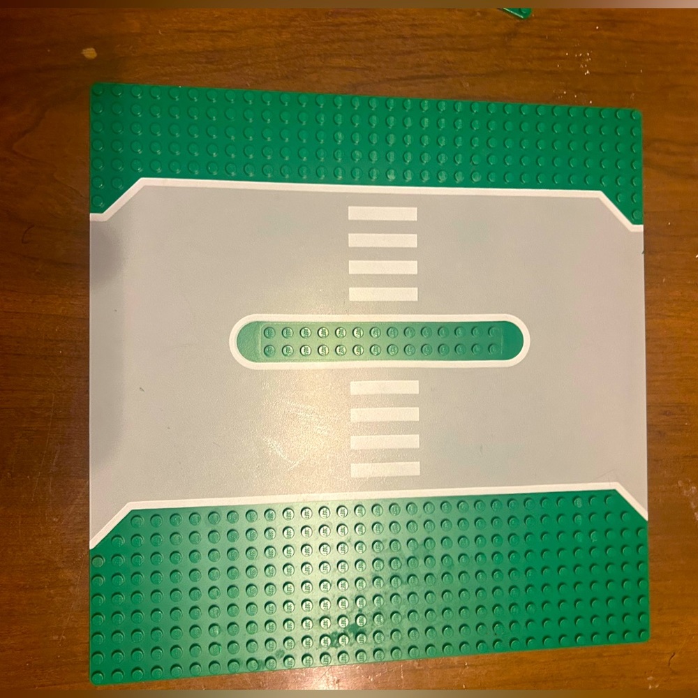 Lego Baseplate Road 309px1 Service Station Green Cross Walk 6399